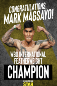 WBO International Featherweight Champion: Mark Magsayo